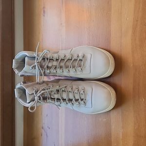 Off white sneaker boot hybrid